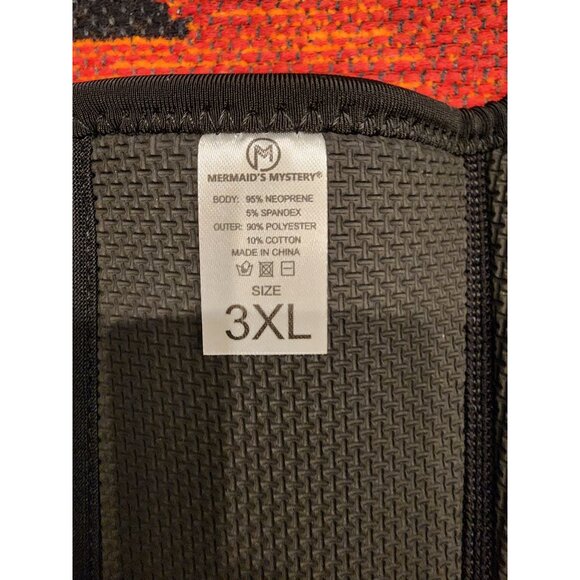 Mermaids Mystery Women's Sauna Waist Trainer Vest 3XL Neoprene Spandex Black - Picture 4 of 16